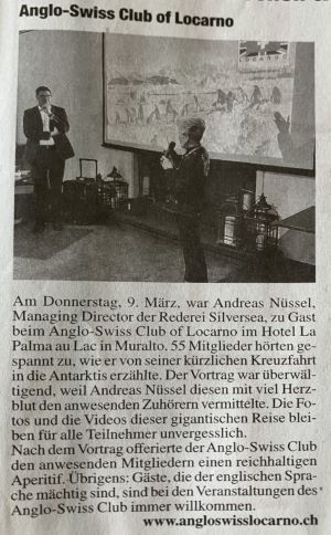 Recently in Tessiner Zeitung